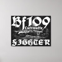 Bf 109 Wrapped Canvas
