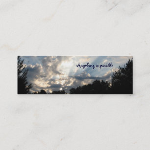 BF- Anything is Possible Bookmarks Mini Business Card