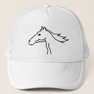 BF- Horse Silhouette Drawing Hat