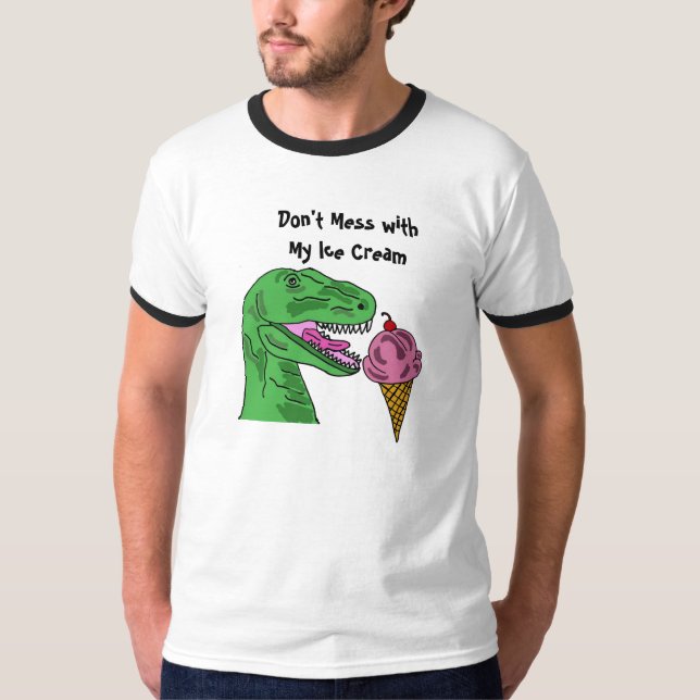 BF- T-Rex with Ice Cream T-shirt (Front)