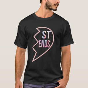 BFF 1 Heart in 2 Best Friends Matching 2nd Part T  T-Shirt