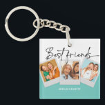 BFF 3 Photos Custom Bestie Best Friends Forever Key Ring<br><div class="desc">BFF 3 Photos Custom Bestie Best Friends Forever</div>