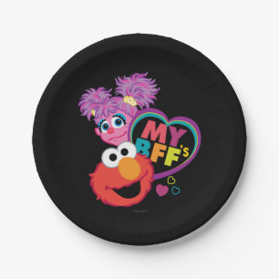 BFF Abby and Elmo Paper Plate