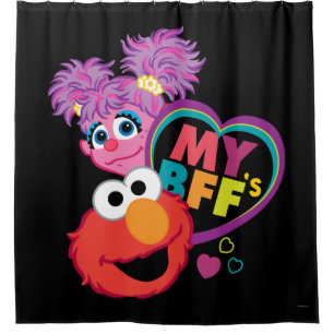 BFF Abby and Elmo Shower Curtain