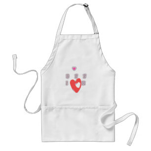 BFF Best friend forever BFF. Standard Apron