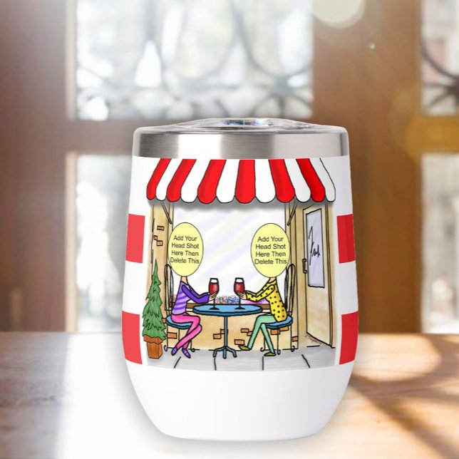BFF Best Friend Forever Wine Cafe Wine Tumbler (Creator Uploaded)