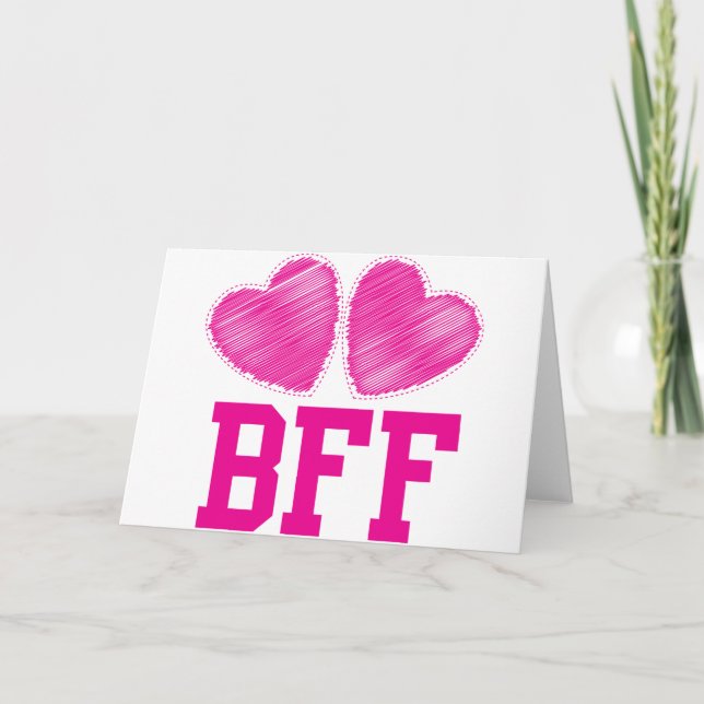 BFF Best friends forever !!! awesome! Holiday Card (Front)