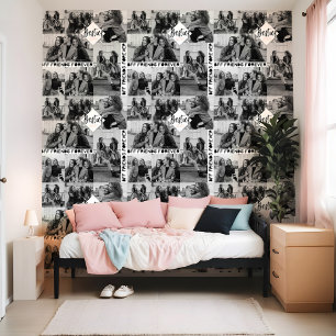 BFF Best Friends Forever Black White Photo Collage Wallpaper