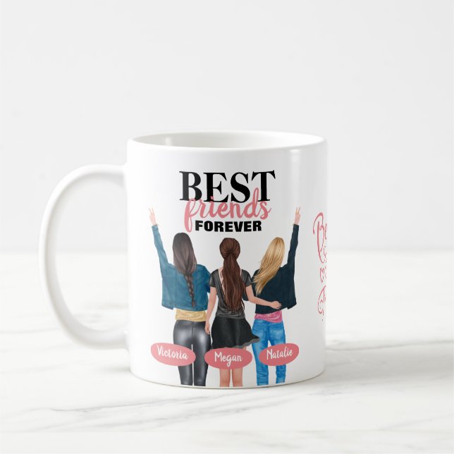BFF Best Friends Forever Coffee Mug (Left)