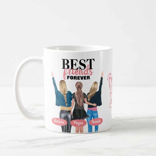 BFF Best Friends Forever Coffee Mug (Left)