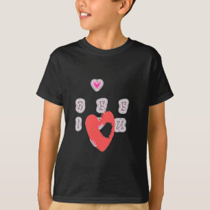 BFF. Best Friends Forever: I love You Text Quote  T-Shirt