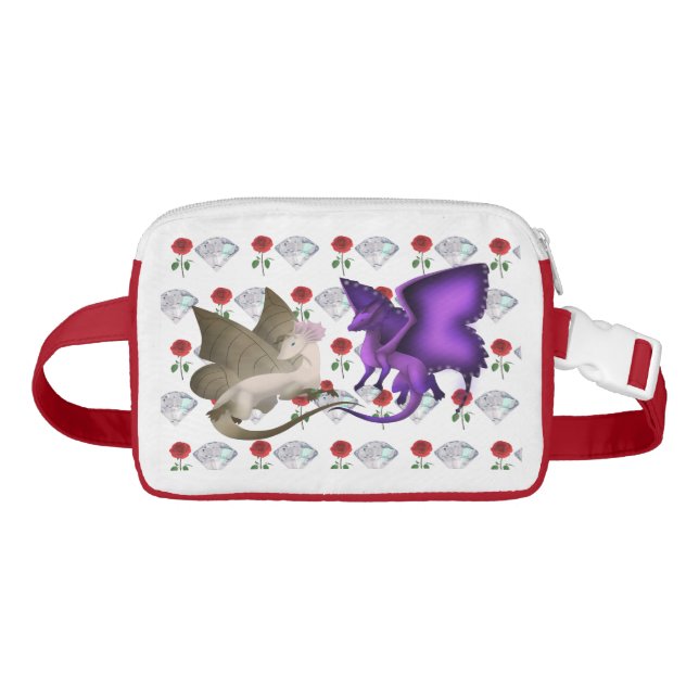 BFF Butterfly Dragons Fanny Pack Waist Bag (Front)