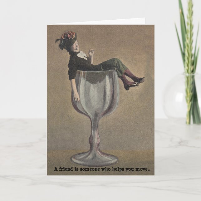 BFF defined humour LOL Lady Friendship Secrets Card (Front)