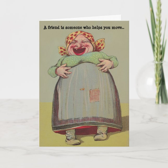 BFF fun playful humour LOL Lady Friendship Secrets Card (Front)