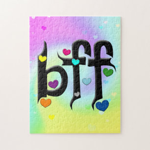 bff ~ hearts jigsaw puzzle