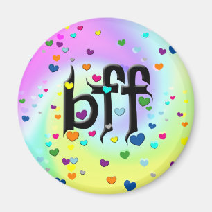 bff ~ hearts magnet
