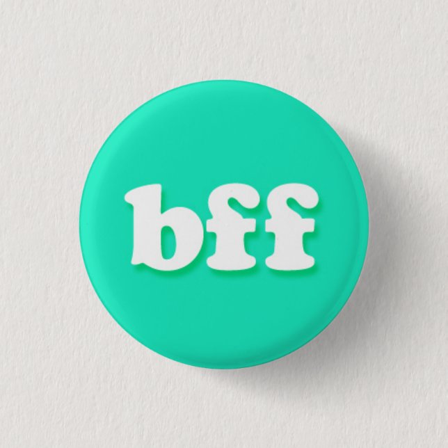 bff Internet Text Message Phrase 3 Cm Round Badge (Front)