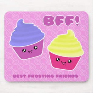 BFF Kawaii Cupcakes Mouse Mat