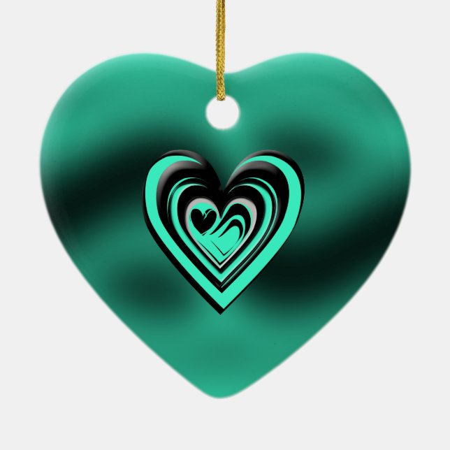 bff ~ lovebirds ceramic tree decoration (Back)