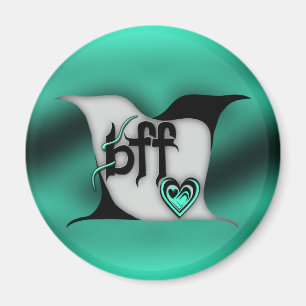 bff ~ lovebirds magnet