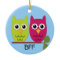BFF Owl Ornament