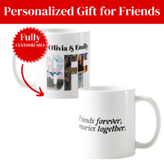 BFF Photo Coffee Mug – Personalized Gift