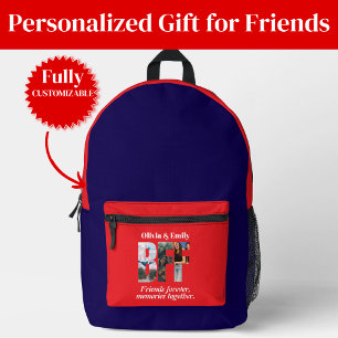 BFF Photo Collage Backpack – Gift for Friend