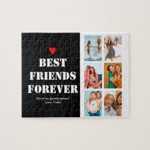 BFF Photo Collage Friends Birthday Gift Bestie Jigsaw Puzzle