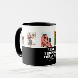 BFF Photo Collage Personalised Quote Best Friend Mug