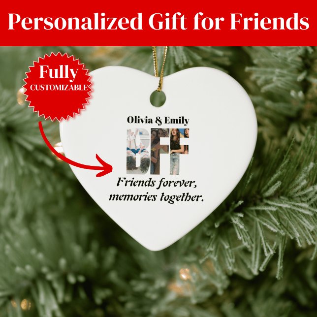 BFF Photo Ornament – Personalised Gift (BFF Photo Ornament – Personalized Gift
)