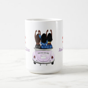 BFF Three Black Women Coffee Mug