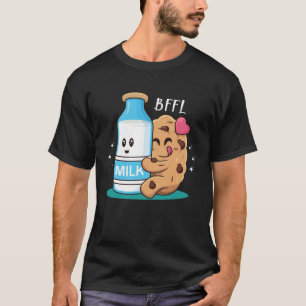 BFFL Best Friend 4 Life Biscuit Hugging Milk Love  T-Shirt