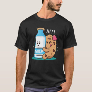 BFFL Best Friend 4 Life Biscuit Hugging Milk Love  T-Shirt