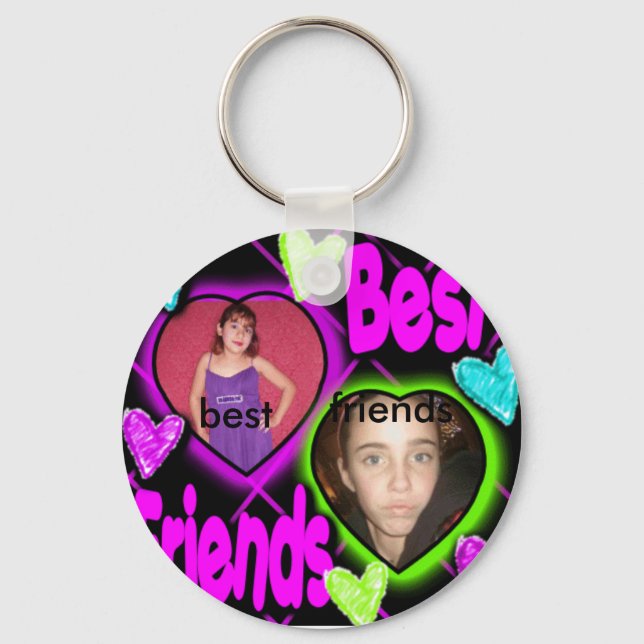 bffs, best, friends key ring (Front)