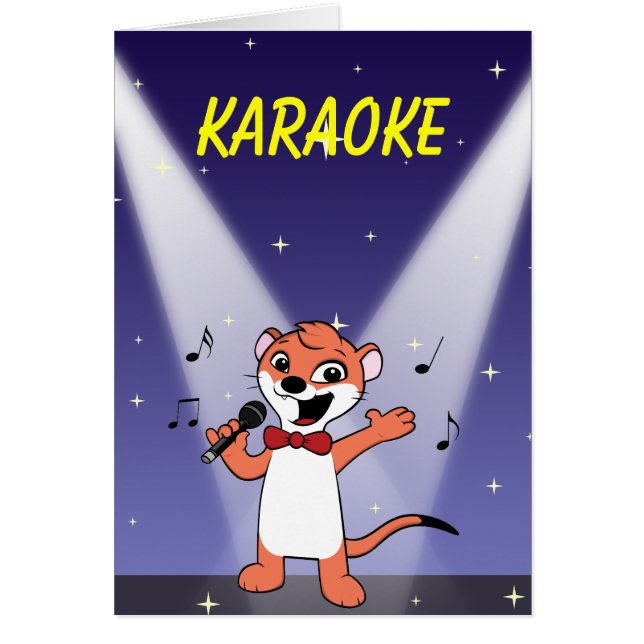 BG 2  weasel, Weasel-mascot, KARAOKE (Front)