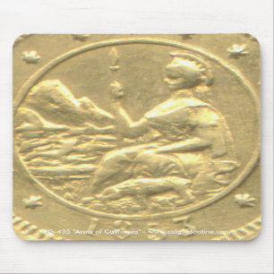 BG-435 "Arms of California" Vertical Mousepad