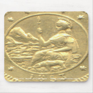 BG-435 "Arms of California" Vertical Mousepad