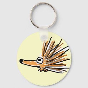 BG- Funny Porcupine Keychain