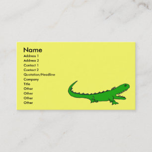 BG- Gator business cards