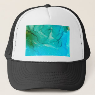 BG Painted Fine Art Abstract Design Art Background Trucker Hat