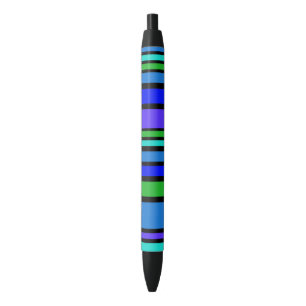 BG Stripes Pattern coloured IV + your back & idea Black Ink Pen