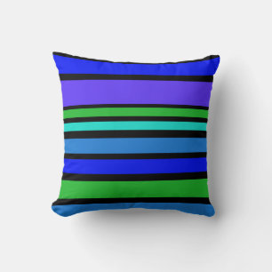 BG Stripes Pattern coloured IV + your background Cushion