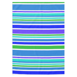 BG Stripes Pattern coloured IV + your background Tablecloth