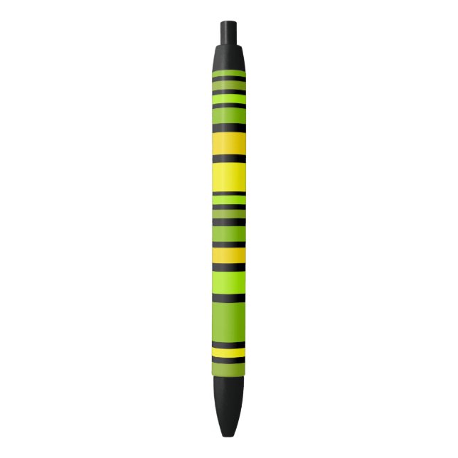 BG Stripes Pattern coloured V + your back & idea Black Ink Pen (Front Vertical)