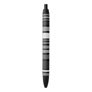 BG Stripes Pattern coloured VII + your back & idea Black Ink Pen