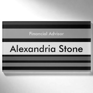 BG Stripes Pattern coloured VII + your back & idea Name Tag
