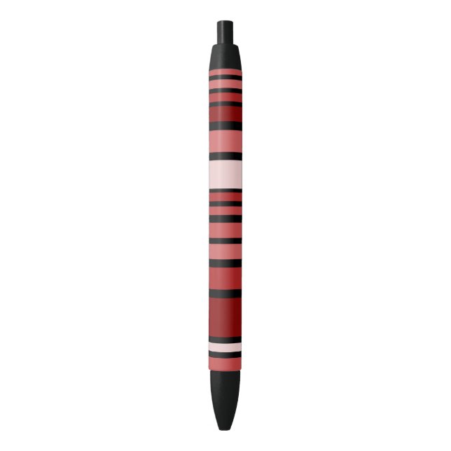 BG Stripes Pattern coloured VIII + your back & ide Black Ink Pen (Front Vertical)