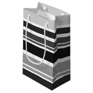 BG Stripes Pattern coloured XI + your background Small Gift Bag