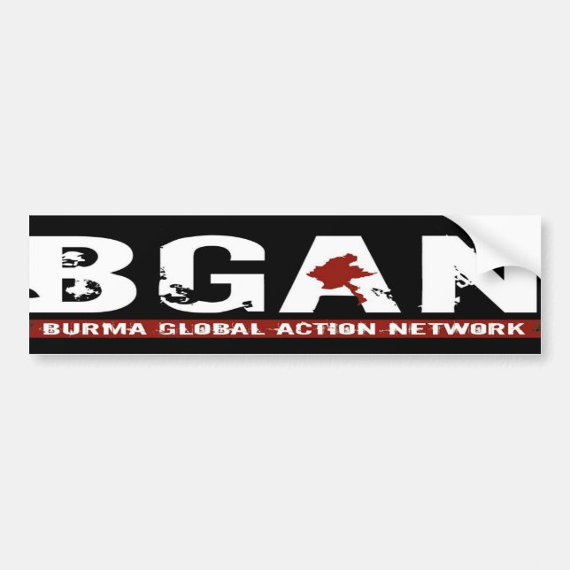BGANBUMERSTICKER BUMPER STICKER (Front)