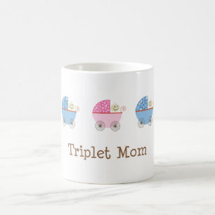 BGB Baby Carriage Triplet Mum Mug